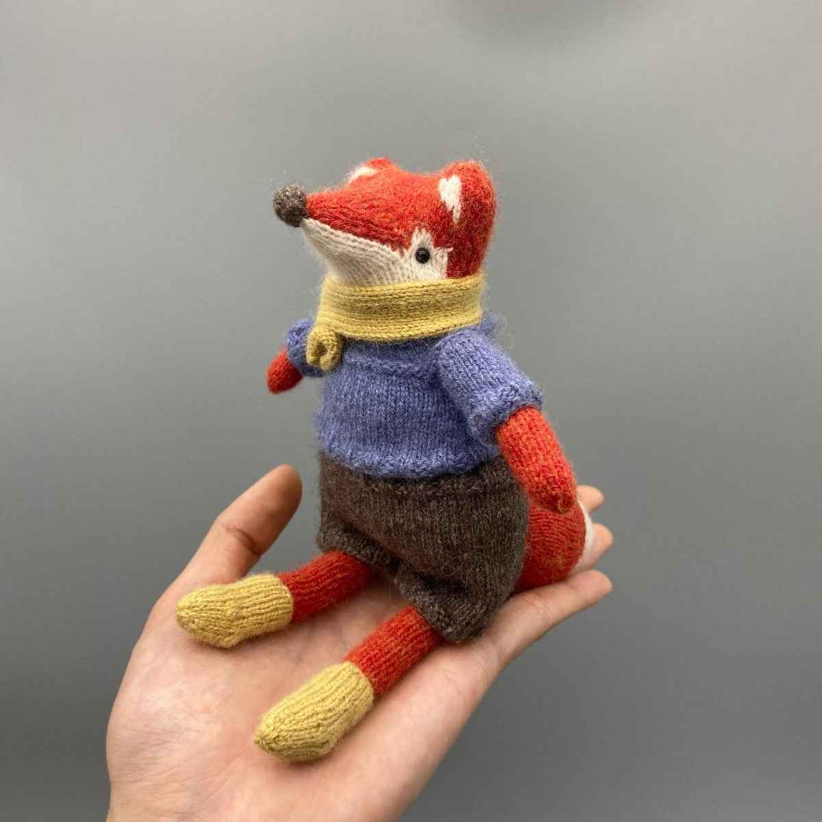 Artisan Fox Sculpture Room Interior Ornament Unique Desktop Embellishment Vintage Collectibles Child Surprises Christmas Festive Goods