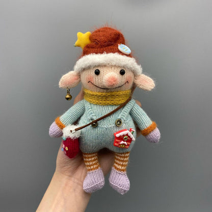 Handcrafted Holiday Pig Figurine Desktop Embellishment Unique Present For Winter Craft Fans Curator Worthy Mementos Christmas Festive Goods