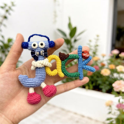 Artisan woven personalized initial sculptures, birthday tokens, custom monogram trinkets, nuptial gathering favors, Christmas adornments