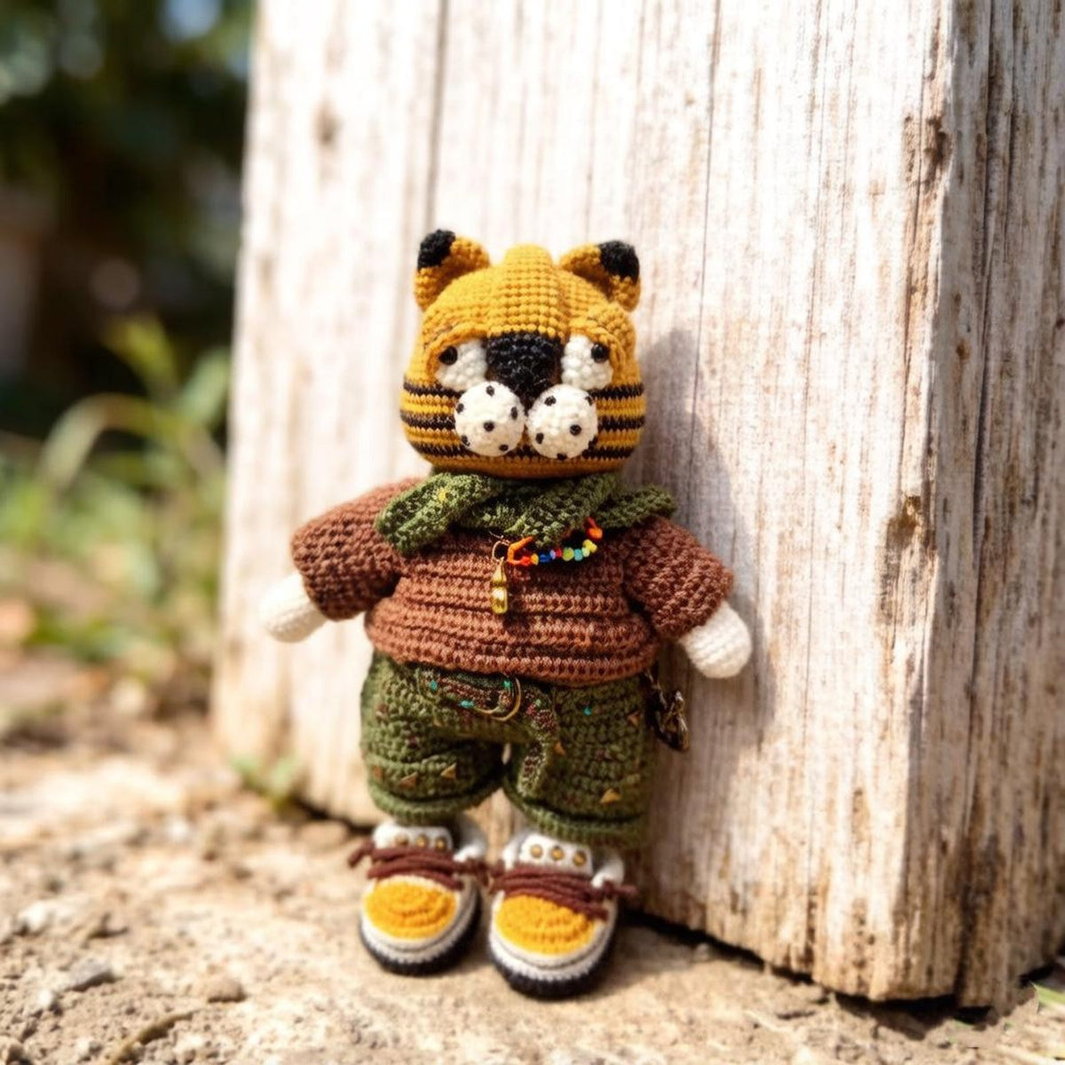 Artisan woven feline sculpted pieces, enthusiast display trinkets, imaginative tabletop ornamental accents, Yuletide desk embellishments
