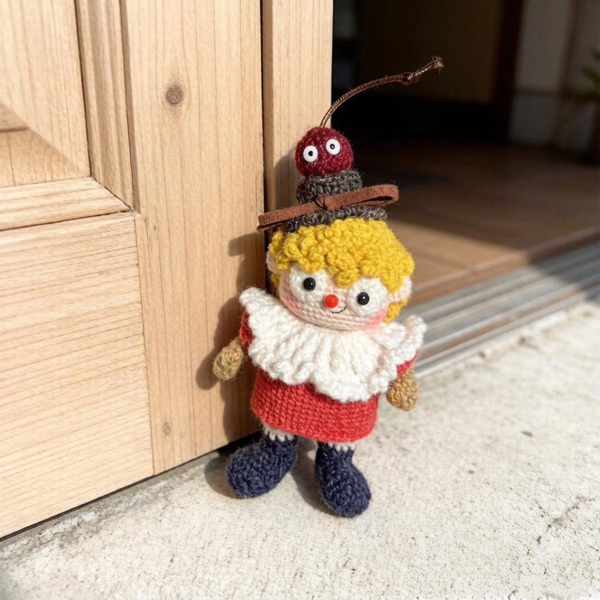 Artisan knit young lad sculpted pieces, imaginative keepsakes, rucksack hanging trims infant gathering adornments Yuletide household accents