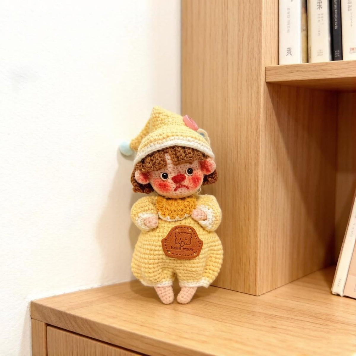 Artisan knit maiden sculpted pieces, themed gathering figurines, imaginative juvenile tokens, anniversary keepsake Yuletide indoor adornment