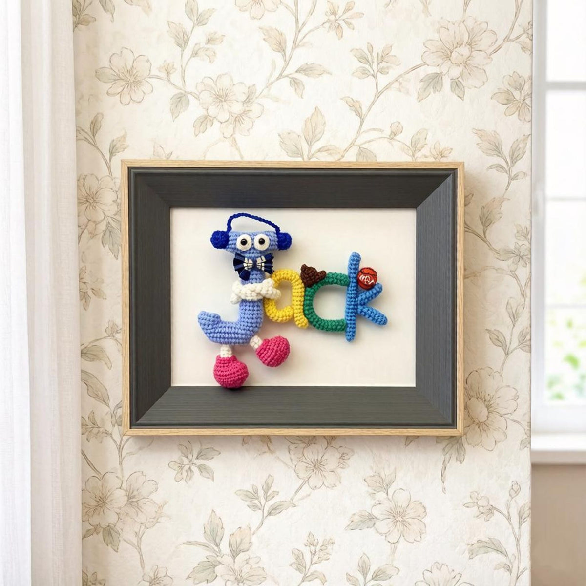 Artisan Knit Fiber Initial Sculptures, Bespoke Wall Adornment, Nursery Accent, Birthday Token, Tabletop Ornament, Christmas Decor