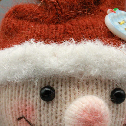 Handcrafted Holiday Pig Figurine Desktop Embellishment Unique Present For Winter Craft Fans Curator Worthy Mementos Christmas Festive Goods