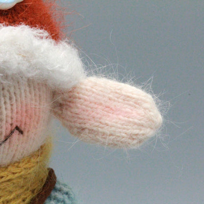 Handcrafted Holiday Pig Figurine Desktop Embellishment Unique Present For Winter Craft Fans Curator Worthy Mementos Christmas Festive Goods