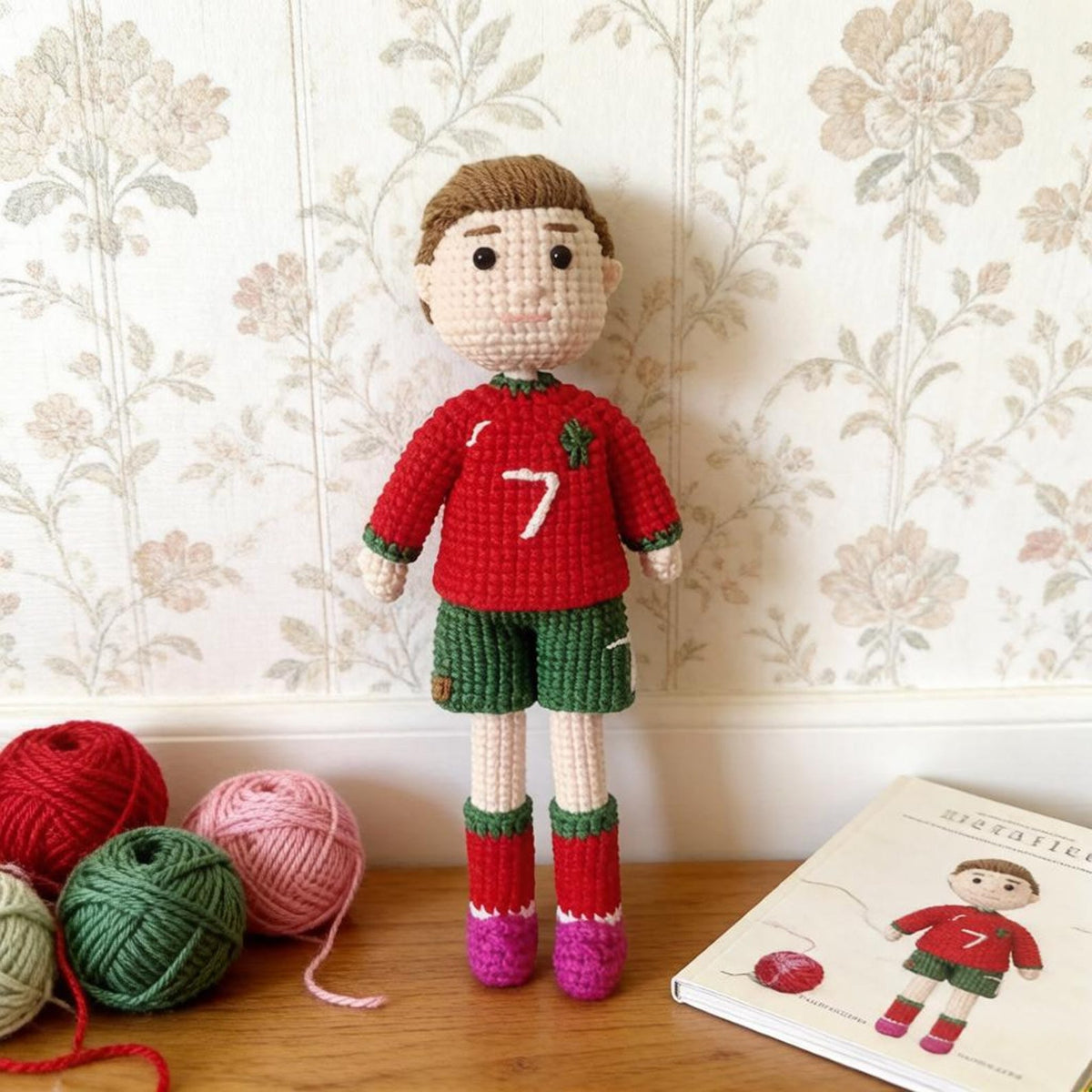 Handcrafted Ronaldo Messi Sculptures Vintage Curios Soccer Fan Tokens Birthday Surprises Seasonal Presents Christmas Holiday Trinkets