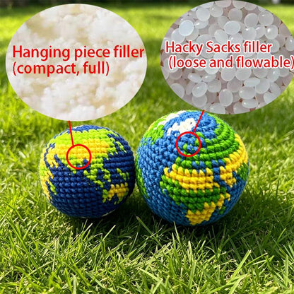 Weaving Earth Crochet earthHacky Sacks Planet Beach Throwing Play Toy Save the Earth  Foot Bag Stress Ball  Games  Outdoor  Retrospective