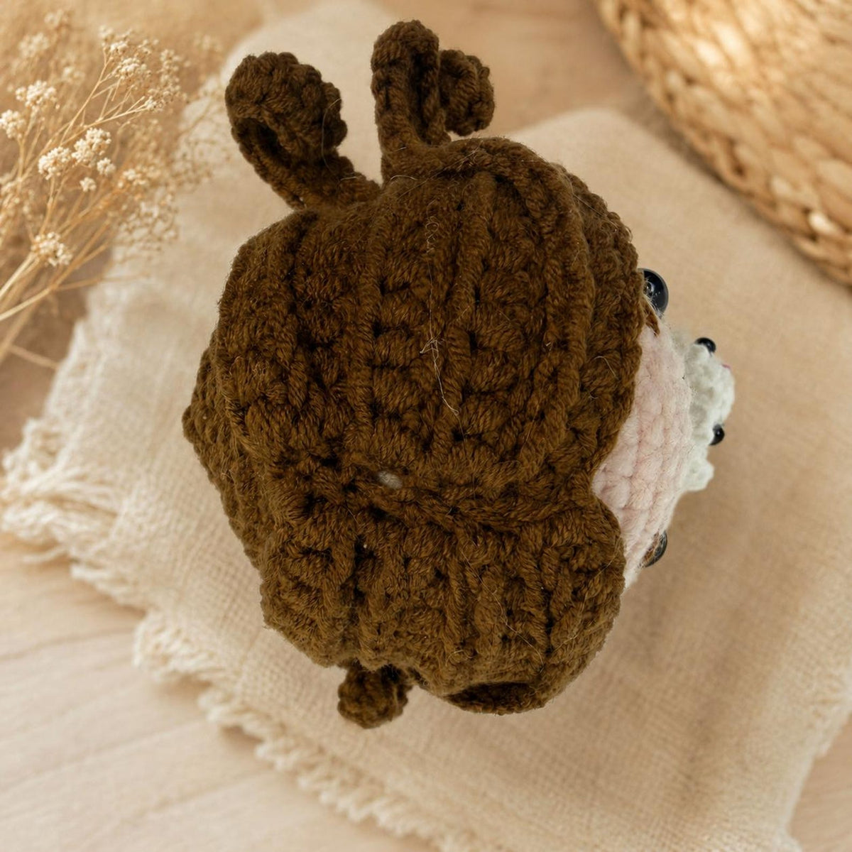 Jesus With Lamb Crochet Doll, Good Shepherd Figurine, Handmade Christian Gift, Catholic Home Decor, Religious Keepsake