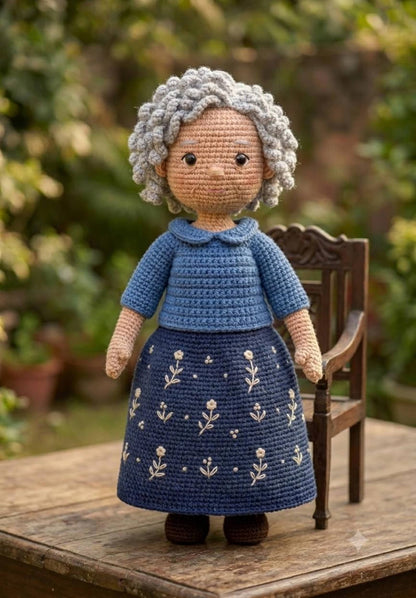 Custom Crochet Doll from Photo, Personalized Portrait Doll Gift, Handmade Look Alike Amigurumi, Custom Family Memorial Keepsake Doll