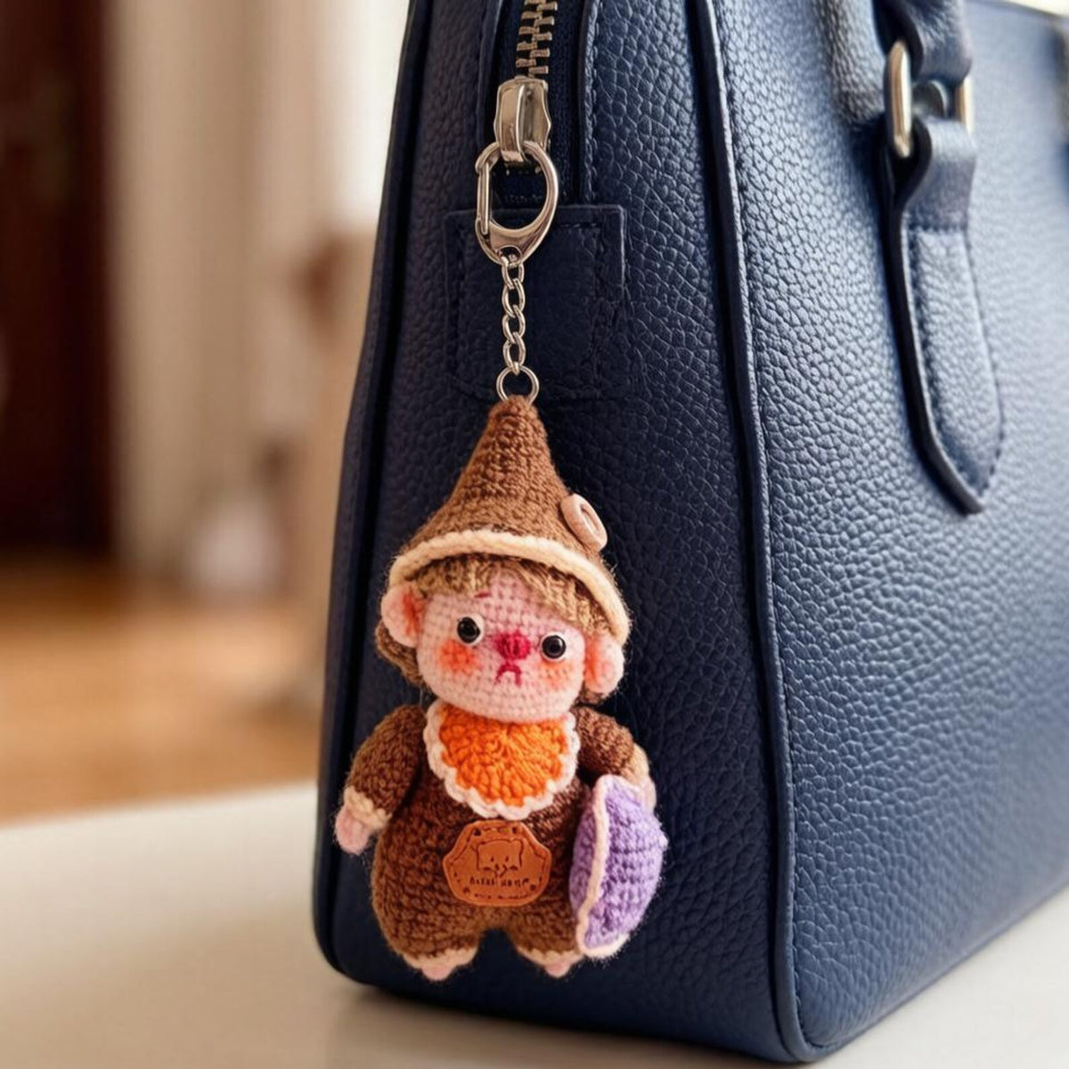 Artisan woven sprite figurines, rucksack hanging charms, anniversary keepsakes, imaginative adornments sweetheart memento Yuletide home trim