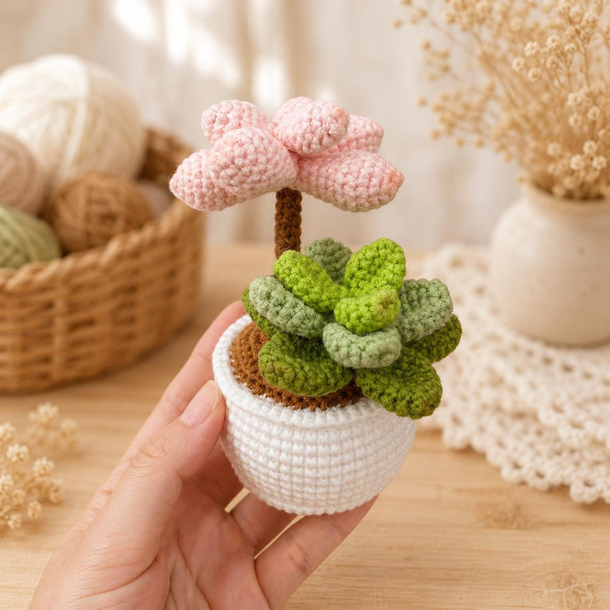 Crochet Hanging Plant Car Charm, Monstera Vine Rear View Mirror Accessory, Boho Auto Decor, Plant Lover Gift, Window Hanging Decor