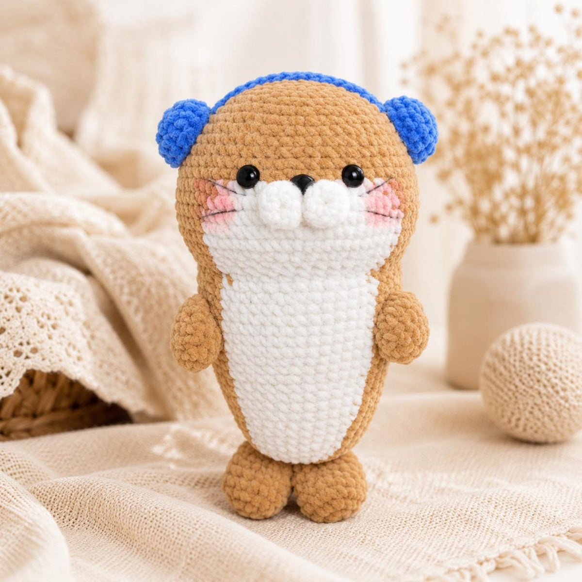 Personalized Crochet Seal Doll Set, Handmade Amigurumi Ocean Animal Plush Toy,Cute Baby Nursery Decor, Custom Seal Gift for Kids, Sea Friend