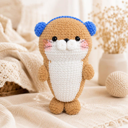 Personalized Crochet Seal Doll Set, Handmade Amigurumi Ocean Animal Plush Toy,Cute Baby Nursery Decor, Custom Seal Gift for Kids, Sea Friend