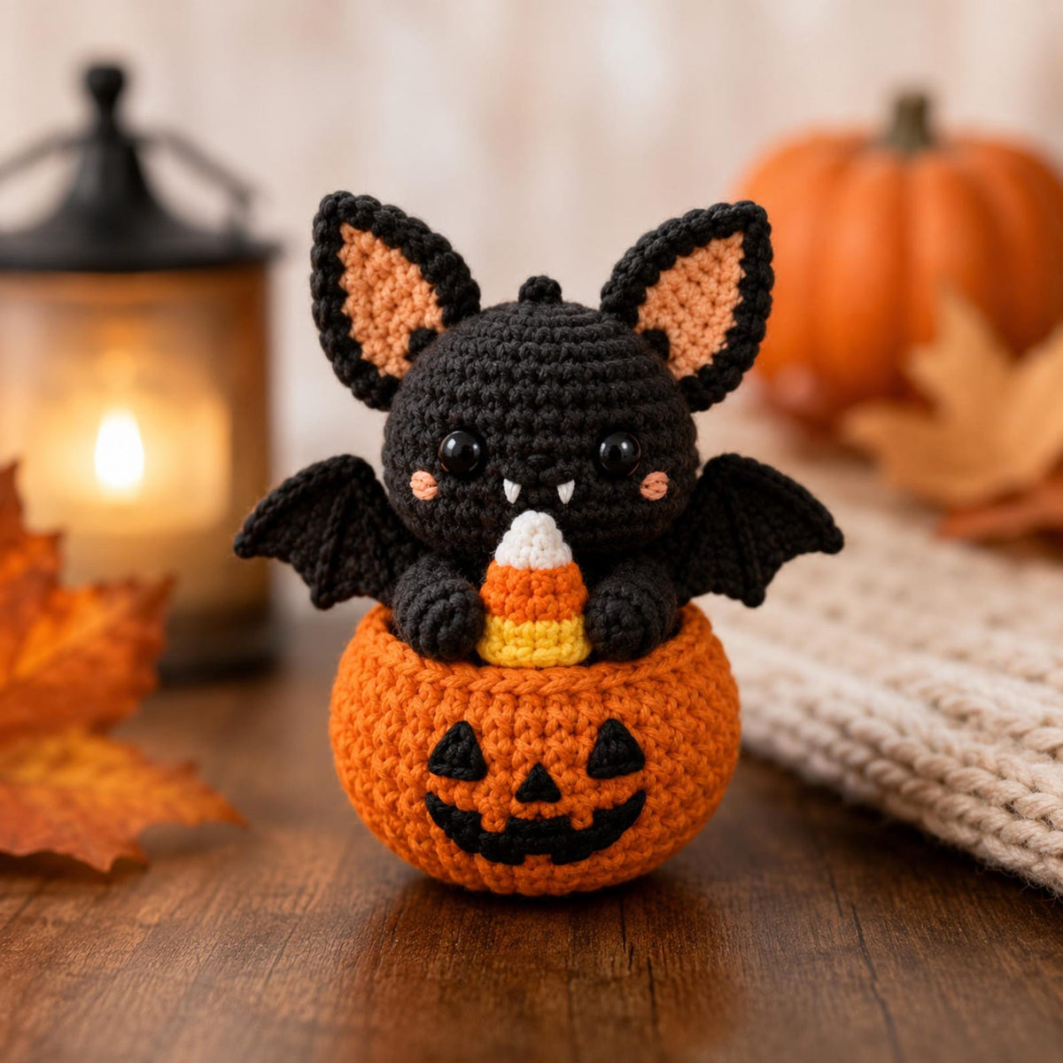 Halloween Crochet Car Hanging, Black Cat Bunny Bat Ghost Mummy Dog Rearview Mirror Charm, Handmade Car Vent Clip, Halloween Gift