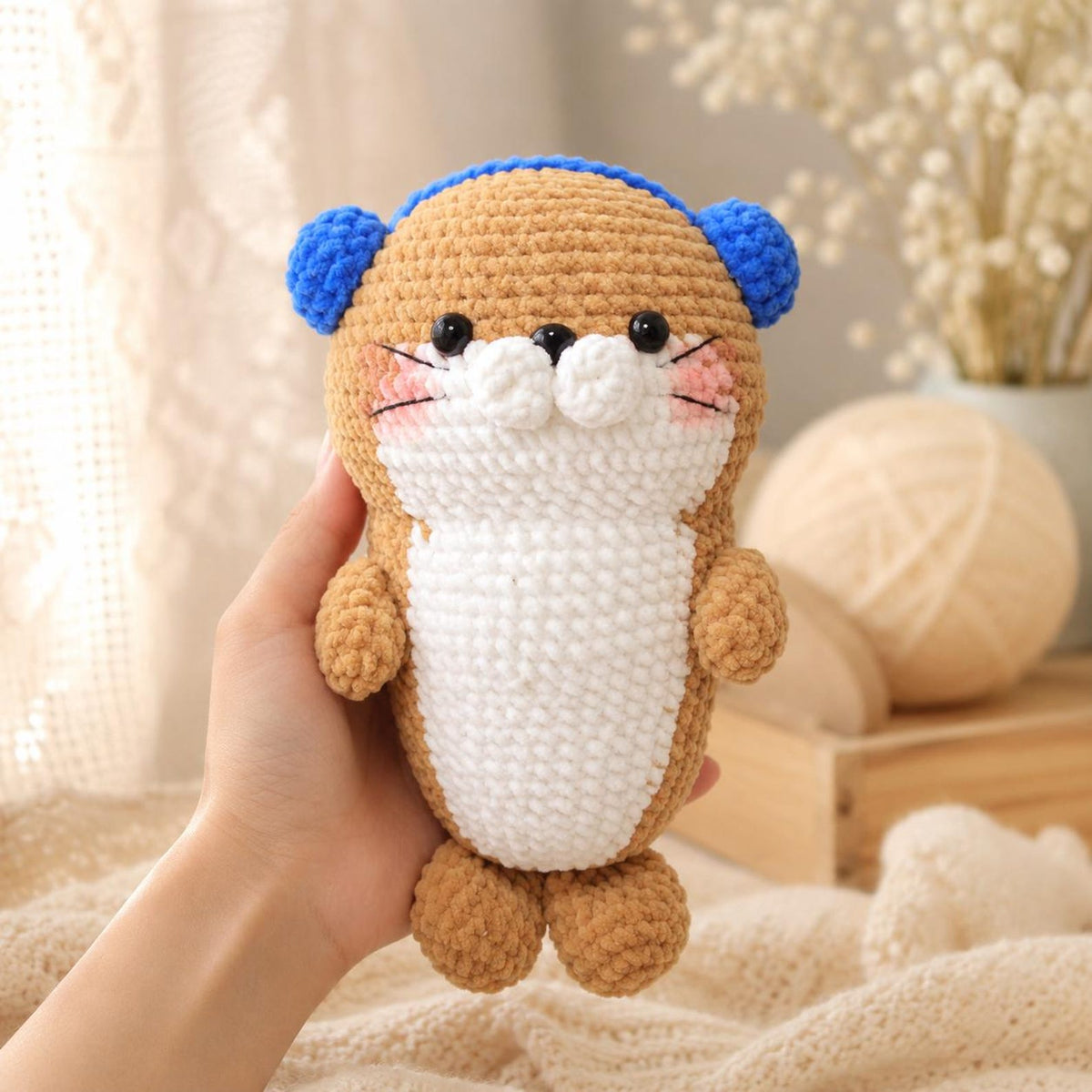 Personalized Crochet Seal Doll Set, Handmade Amigurumi Ocean Animal Plush Toy,Cute Baby Nursery Decor, Custom Seal Gift for Kids, Sea Friend
