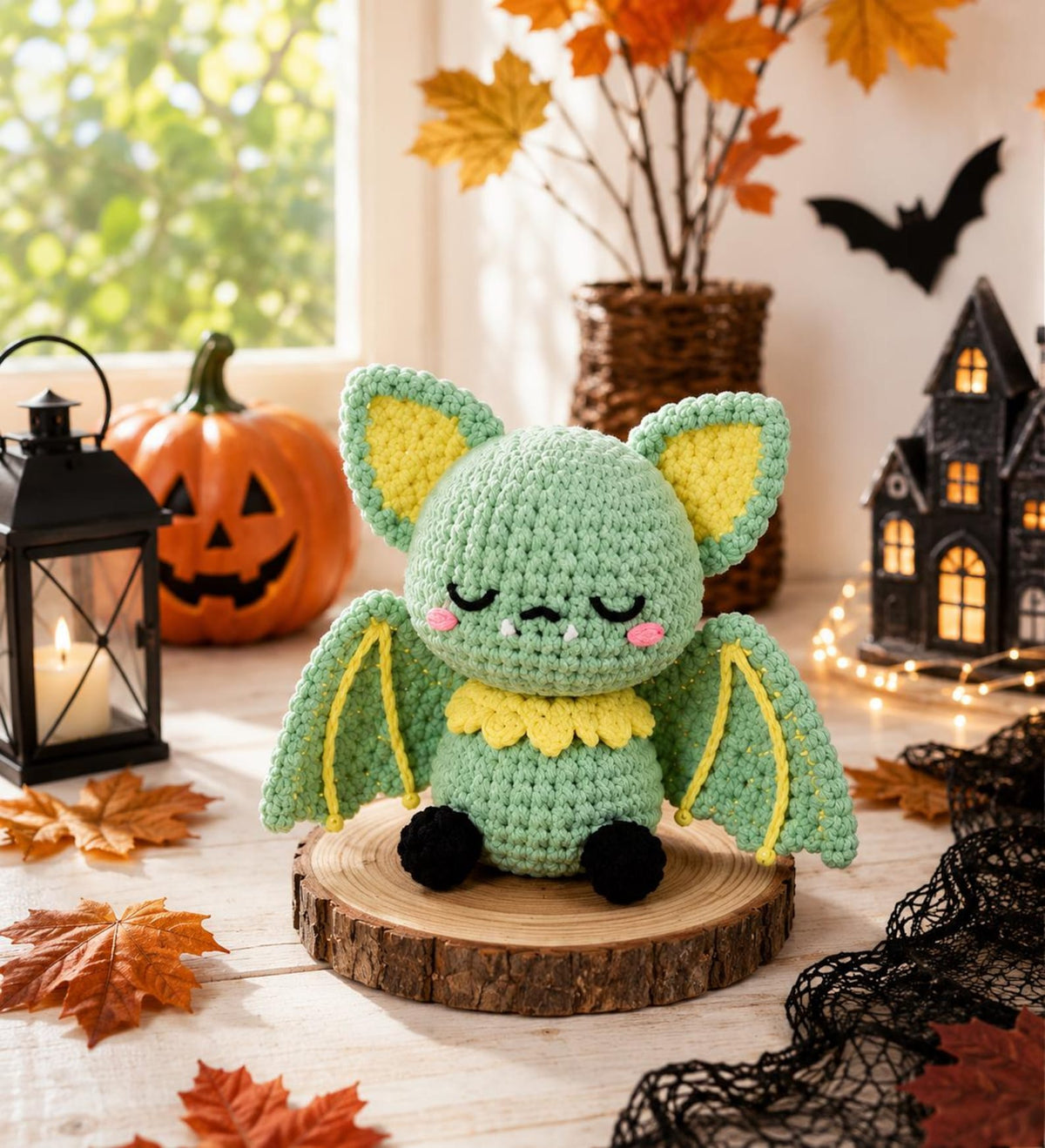 Halloween Crochet Bat Plush 2026, Handmade Amigurumi Bat, Cute Spooky Decor, Halloween Gift, Bat Plushie, Handmade Crochet Amigurumi