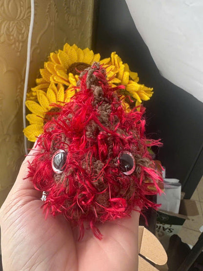 Crochet Nug Bud Plushie, Funny Weed Nugget Amigurumi, Cute Stoner Gift for Him, Emotional Support Desk Pet Buddy, Gag Gift for Best Friend