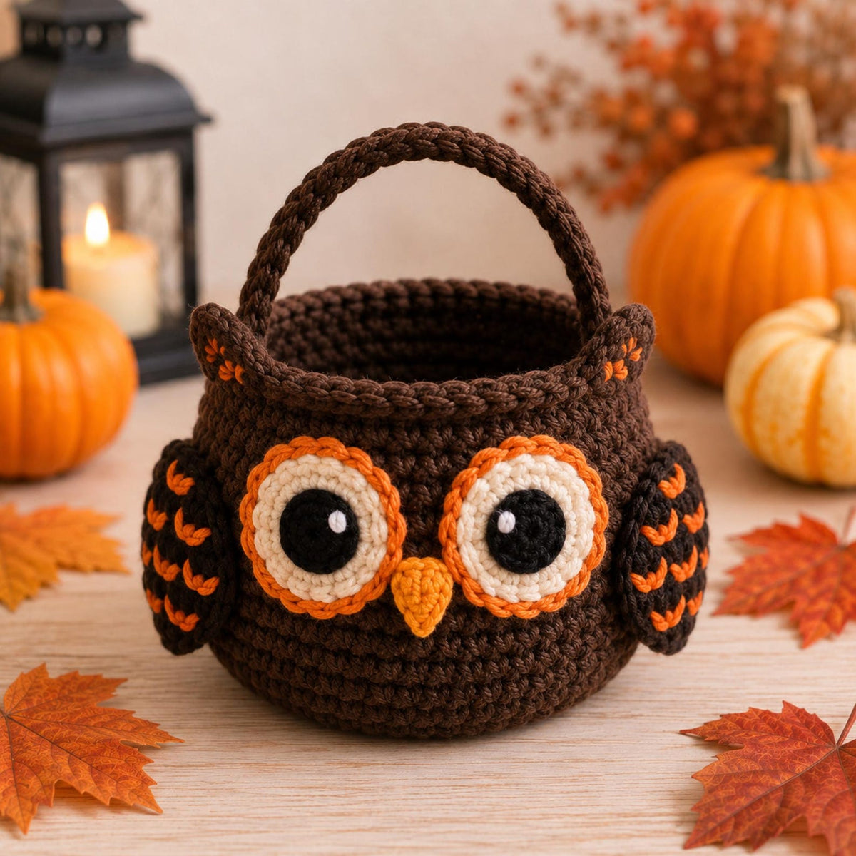 Crochet Halloween Trick or Treat Bag, Handmade Halloween Candy Basket, Spooky Pumpkin Ghost Witch Bag, Kids Halloween Gift