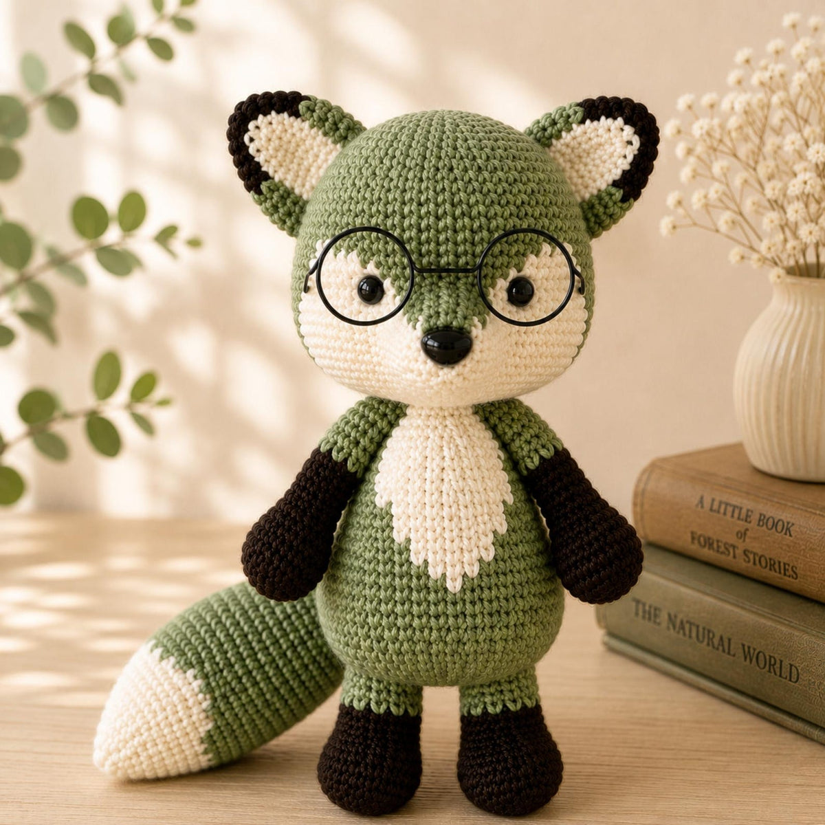 Crochet Fox Plush, Handmade Fox Stuffed Animal, Cute Orange Fox Amigurumi, Woodland Animal Gift, Kawaii Crochet Plushie, Fox Lover Gift