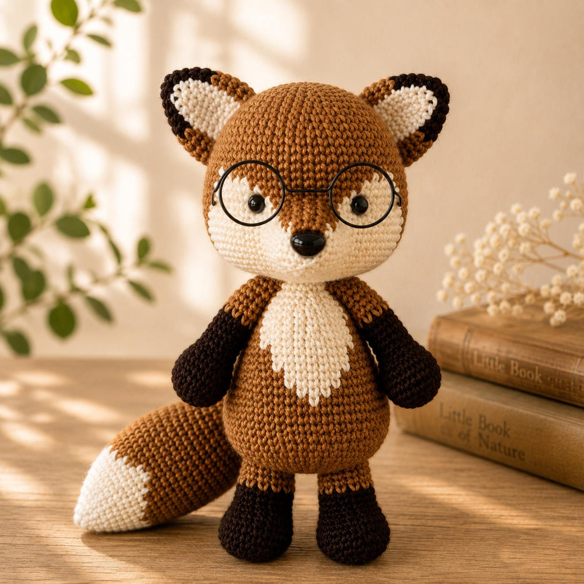 Crochet Fox Plush, Handmade Fox Stuffed Animal, Cute Orange Fox Amigurumi, Woodland Animal Gift, Kawaii Crochet Plushie, Fox Lover Gift