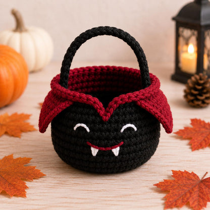 Crochet Halloween Trick or Treat Bag, Handmade Halloween Candy Basket, Spooky Pumpkin Ghost Witch Bag, Kids Halloween Gift