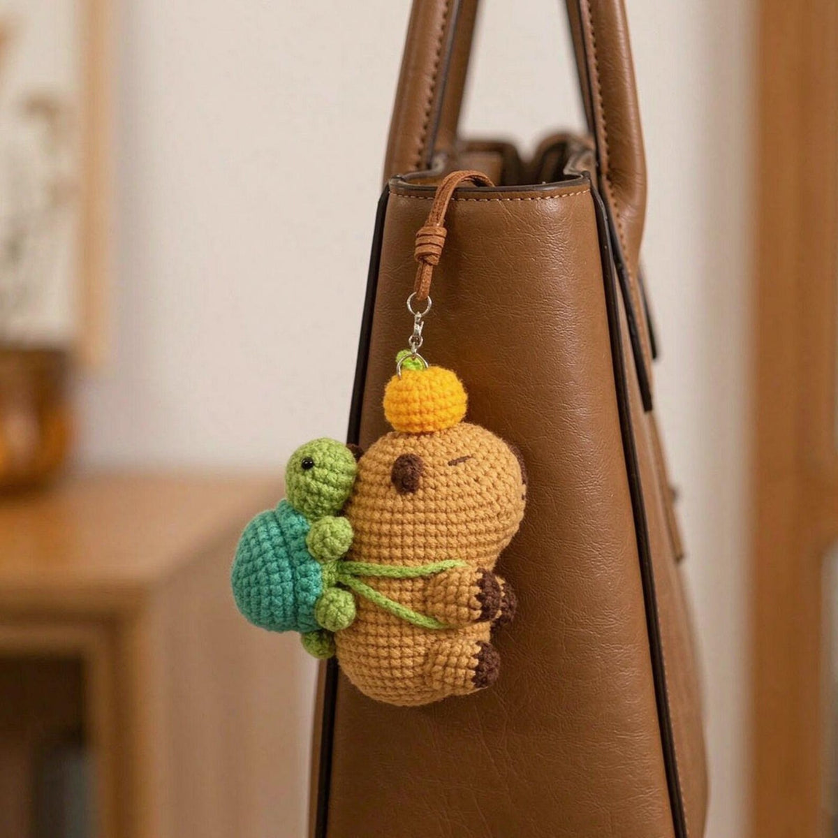 Handworked Crochet Hanging Bag Decor Knitted One‑of‑a‑kind Trinket Keepsake for relaxed weekend outings friendly social meet‑up events