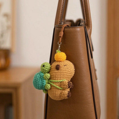 Handworked Crochet Hanging Bag Decor Knitted One‑of‑a‑kind Trinket Keepsake for relaxed weekend outings friendly social meet‑up events
