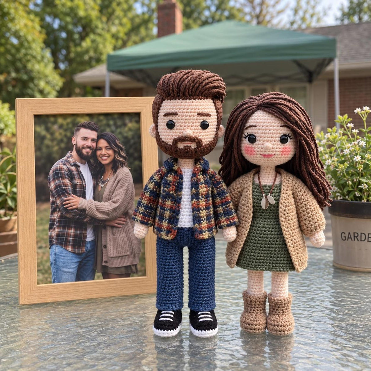 Custom Crochet Doll from Photo, Personalized Portrait Doll Gift, Handmade Look Alike Amigurumi, Custom Family Memorial Keepsake Doll