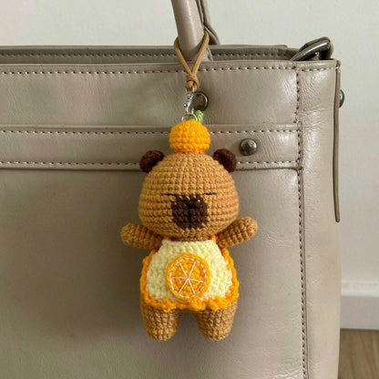 Handmade Crochet Hanging Ornament Knitted Bag Decor Unique Handcrafted Keepsake Thoughtful Gift for casual everyday celebration moments