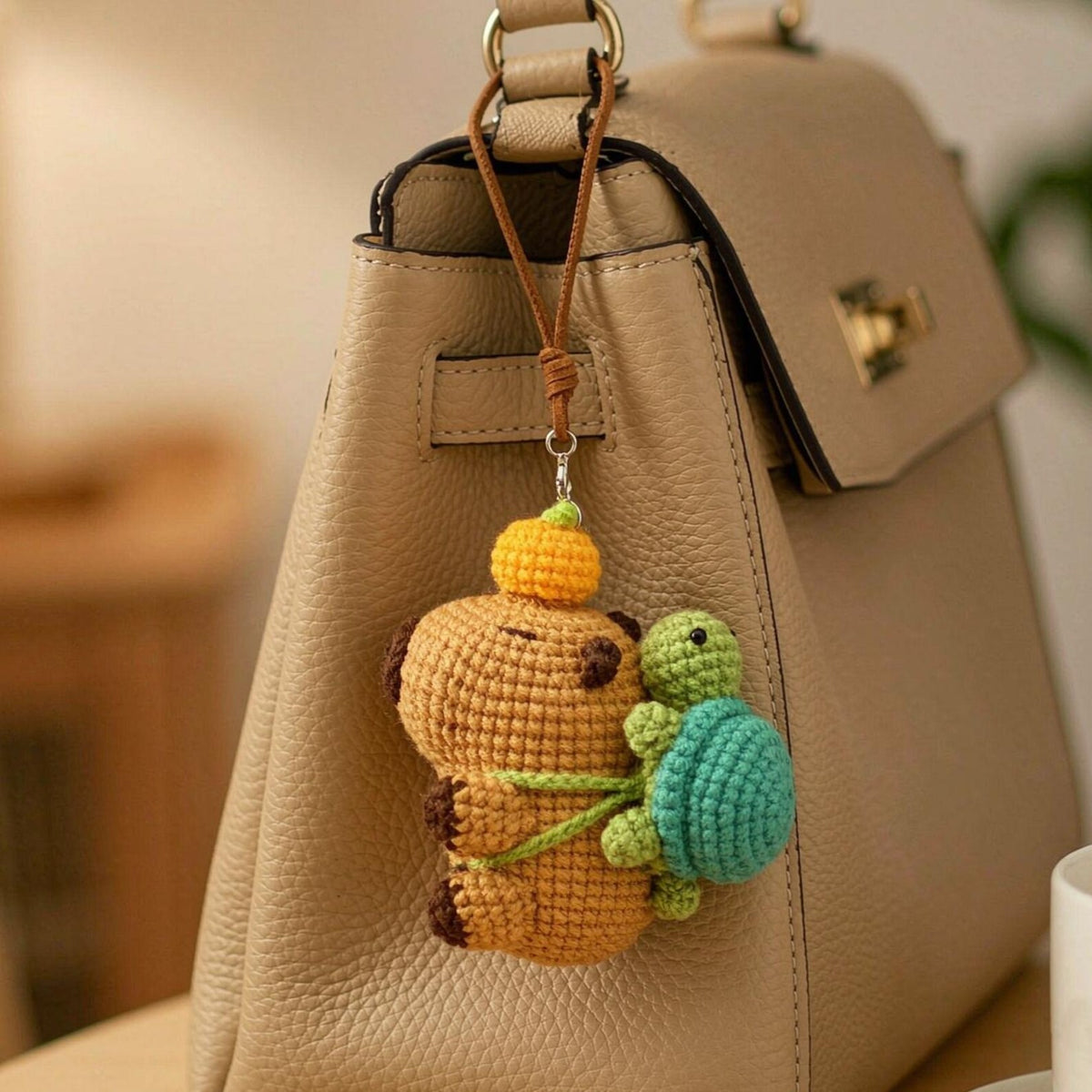 Handworked Crochet Hanging Bag Decor Knitted One‑of‑a‑kind Trinket Keepsake for relaxed weekend outings friendly social meet‑up events