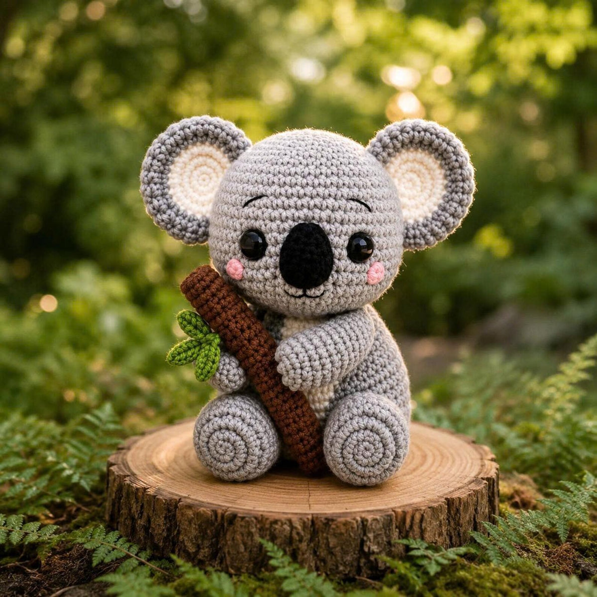 Crochet Koala Plush, Cute Koala Amigurumi, Handmade Koala Stuffed Animal, Australian Animal Nursery Decor, Baby Shower Gift,Koala Lover Gift