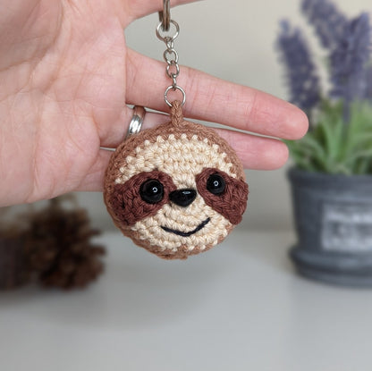 Sloth Keyring | Crochet Sloth Bag Charm Accessories