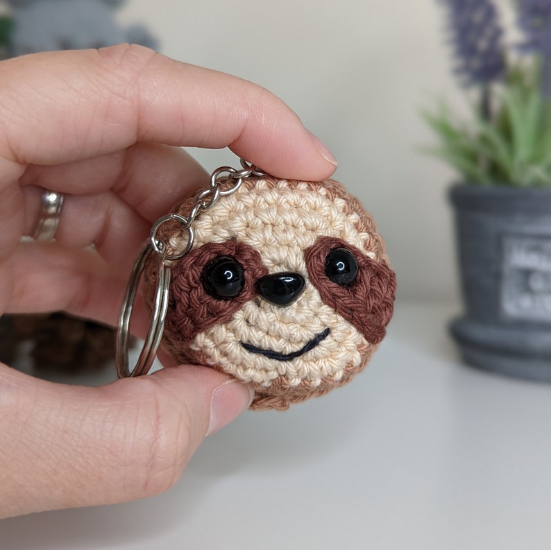 Sloth Keyring | Crochet Sloth Bag Charm Accessories