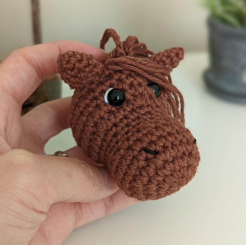 Crochet Horse Car Charm | Horse Rearview Mirror Hanger