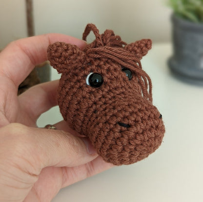 Crochet Horse Car Charm | Horse Rearview Mirror Hanger