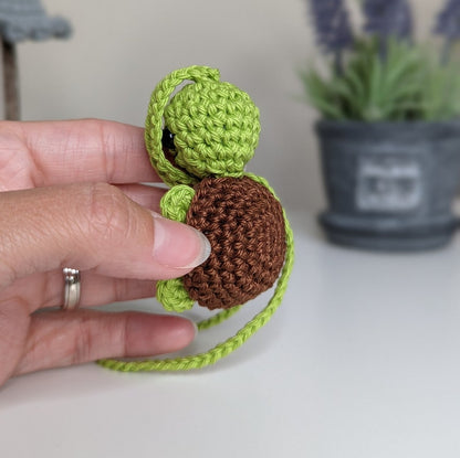 Crochet Turtle Car Charm | Tortoise Rearview Mirror Hanger