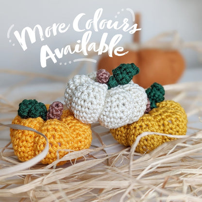 Crochet Pumpkin Car Charm | Pumpkin Plush Rearview Mirror Hanger