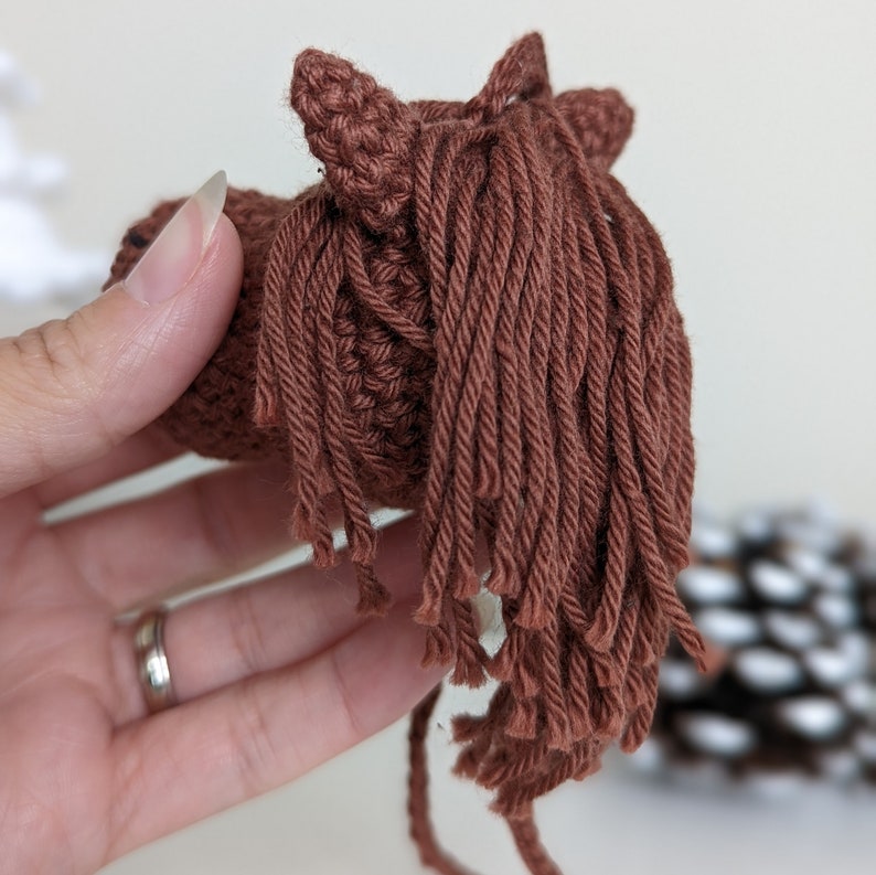 Crochet Horse Car Charm | Horse Rearview Mirror Hanger
