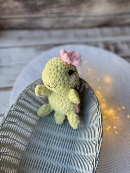 Crochet Sea Turtle Plush, Handmade Amigurumi Turtle, Ocean Animal Gift, Turtle Lover Gift, Cute Marine Plush, Beach Decor