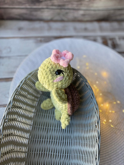 Crochet Sea Turtle Plush, Handmade Amigurumi Turtle, Ocean Animal Gift, Turtle Lover Gift, Cute Marine Plush, Beach Decor