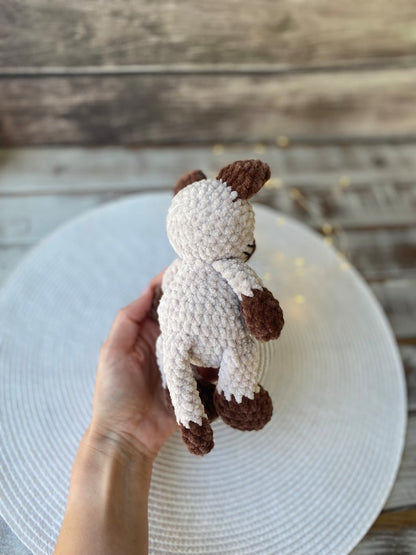 Siamese Cat Plush, Crochet Cat Amigurumi, Handmade Kitten Plush, Cat Lover Gift, Siamese Cat Gift, Stuffed Cat, Pet Memorial