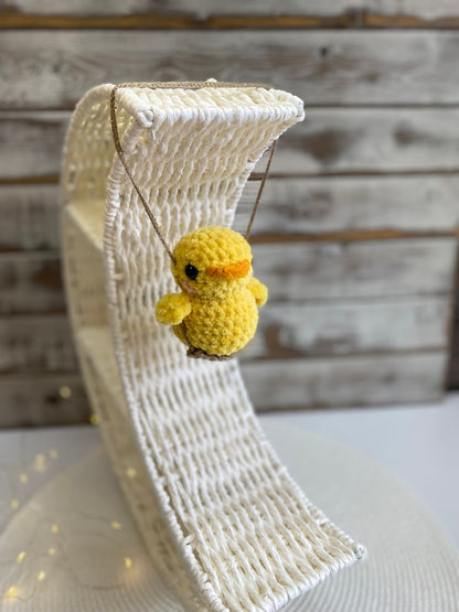 Car charms rear view mirror, crochet car mirror hanger cat duck panda bear bunny frog car decor accessory, First car gift