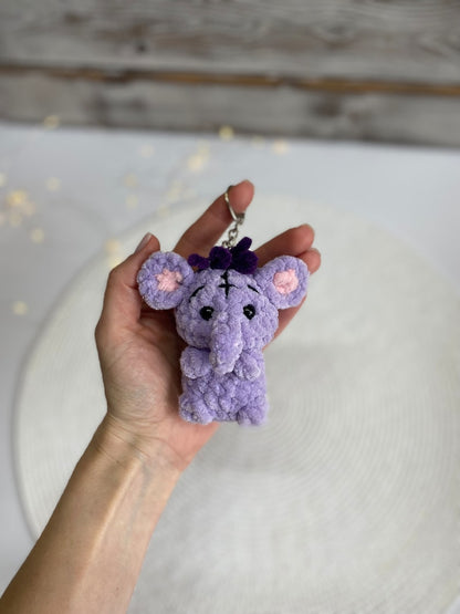 Pooh and friends keychain charm, Car charms rear view mirror, handmade crochet plushies, rabbit tigger eeyore piglet bag charm
