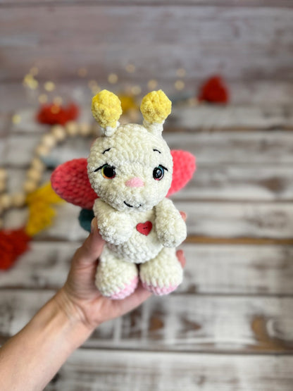Crochet Butterfly Amigurumi Figure, Handmade Butterfly Decor, Butterfly Collector Gift, Nature Collectible, Insect Lover Gift