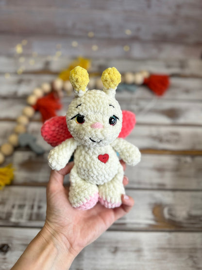 Crochet Butterfly Amigurumi Figure, Handmade Butterfly Decor, Butterfly Collector Gift, Nature Collectible, Insect Lover Gift