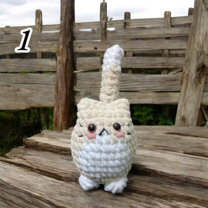 Crochet cat plush toy Amigurumi kitty plushie, Handmade Crochet Amigurumi Cat, Crochet Cat Plushie, soft chubby kitty stuffed animal,
