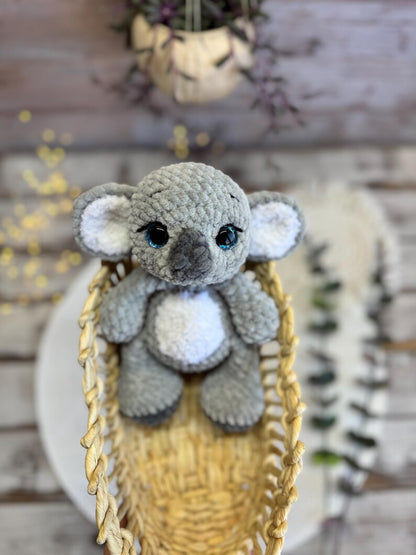 Crochet Koala Plush, Amigurumi Koala, Stuffed Animal, Australian Wildlife Gift, Jungle Animal Plush, Koala Lover Gift