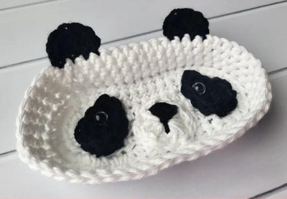 Crochet Animal Glasses Holder: Bear, Panda, Dog, Bee, Monkey, Frog