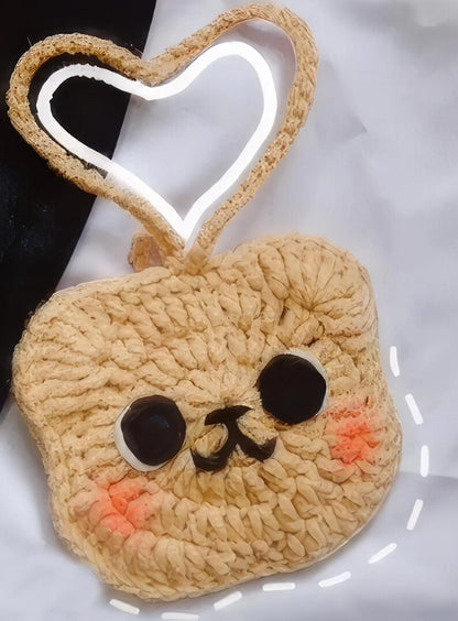 Handmade Crochet Duck, Bear, Cat AirPod Case – Cute, Protective & Customizable Earbuds Holder, Gift for Cat Lovers, Crochet Airpod Case