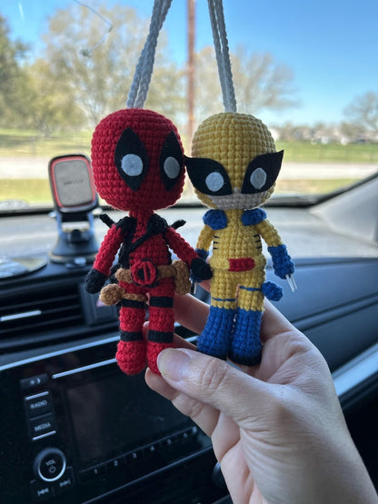 Crochet Deadpool Amigurumi, Marvel Character